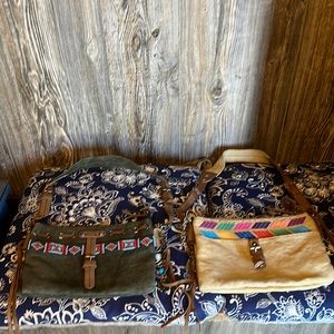 2….YES 2!!! Lucky Brand small shoulder bags. Fun. Fashionable.